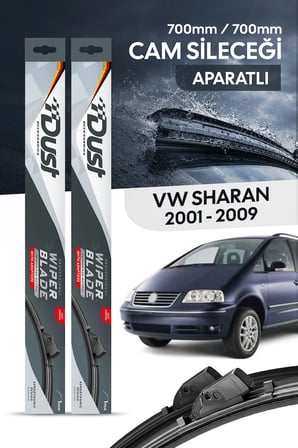 Volkswagen Sharan 2001-2009 Uyumlu Silecek Takımı 700MM/700MM S16