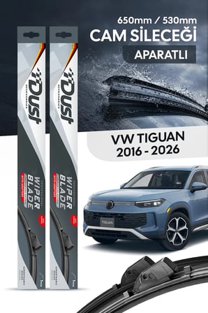 Volkswagen Tiguan 2016-2026 Uyumlu Silecek Takımı 650MM/530MM S13