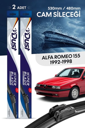Alfa Romeo 155 Silecek Takımı 1992-1998 Uyumlu 530MM/480MM