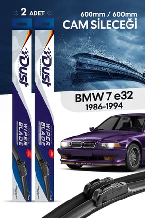 BMW 7 serisi (E32) Silecek Takımı 1986-1994 Uyumlu 600MM/600MM