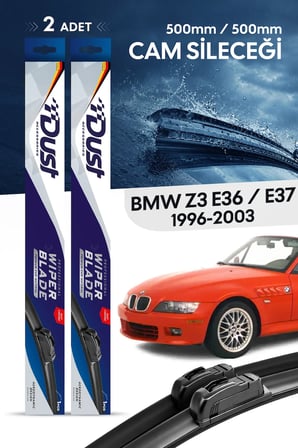 BMW Z3 (E36&E37) Silecek Takımı 1996-2003 Uyumlu 500MM/500MM