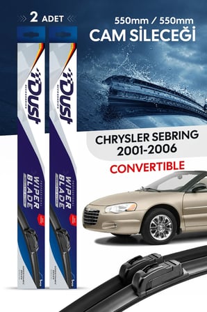 Chrysler Sebring convertible Silecek Takımı 2001-2006 Uyumlu 550MM/550MM