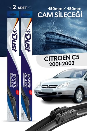 Citroen C5 Silecek Takımı 2001-2003 Uyumlu 450MM/480MM