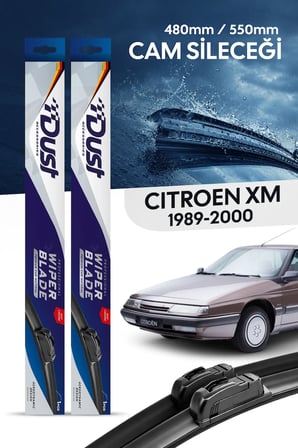 Citroen XM Silecek Takımı 1989-2000 Uyumlu 480MM/550MM