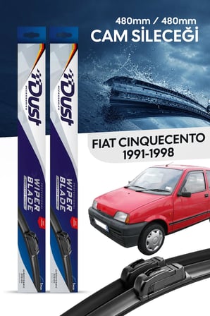 Fiat Cinquecento Silecek Takımı 1991-1998 Uyumlu 480MM/480MM
