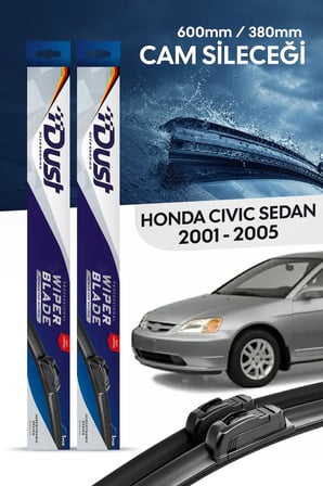 Honda Civic sedan Silecek Takımı 2001-2005 Uyumlu 600MM/380MM
