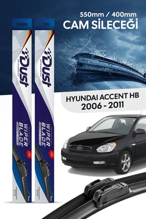Hyundai Accent hatchback Silecek Takımı 2006-2011 Uyumlu 550MM/400MM