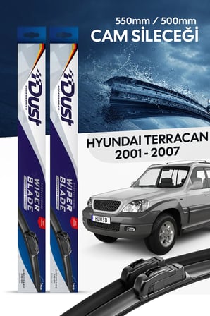 Hyundai Terracan Silecek Takımı 2001-2007 Uyumlu 550MM/500MM