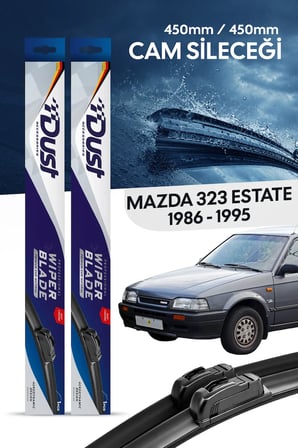 Mazda 323 estate Silecek Takımı 1986-1995 Uyumlu 450MM/450MM
