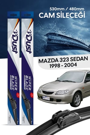 Mazda 323 sedan Silecek Takımı 1998-2004 Uyumlu 530MM/480MM