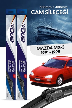 Mazda MX-3 Silecek Takımı 1991-1998 Uyumlu 530MM/480MM