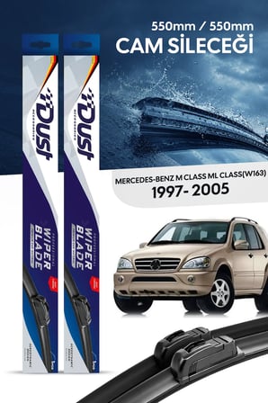 Mercedes-Benz M class ML class(W163) Silecek Takımı 1997-2005 Uyumlu 550MM/550MM