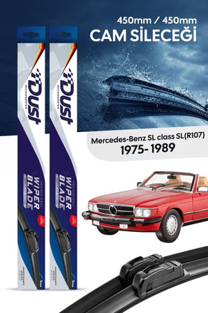 Mercedes-Benz SL class SL(R107) Silecek Takımı 1975-1989 Uyumlu 450MM/450MM