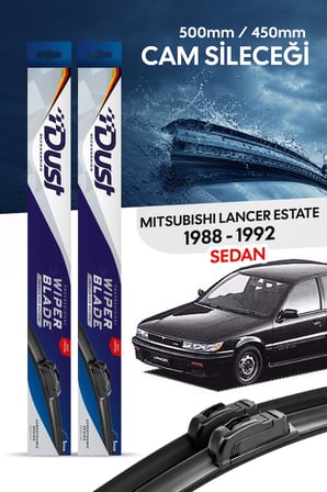 Mitsubishi Lancer sedan Silecek Takımı 1988-1992 Uyumlu 500MM/450MM