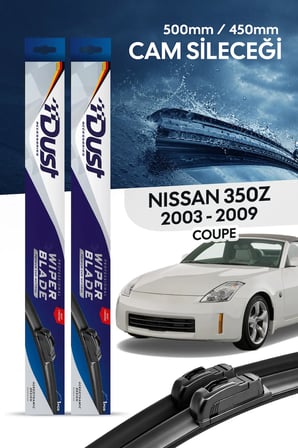 Nissan 350Z coupe Silecek Takımı 2003-2009 Uyumlu 500MM/450MM