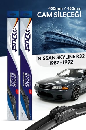 Nissan Skyline R32 Silecek Takımı 1987-1992 Uyumlu 450MM/450MM