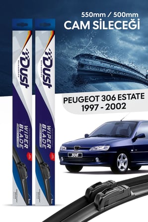 Peugeot 306 estate Silecek Takımı 1997-2002 Uyumlu 550MM/500MM