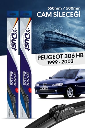 Peugeot 306 hatchback Silecek Takımı 1999-2003 Uyumlu 550MM/500MM