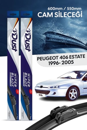 Peugeot 406 estate Silecek Takımı 1996-2005 Uyumlu 600MM/550MM