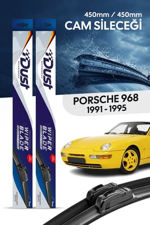 Porsche 968 Silecek Takımı 1991-1995 Uyumlu 450MM/450MM