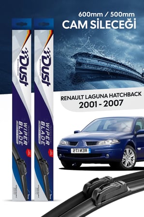 Renault Laguna hatchback Silecek Takımı 2001-2007 Uyumlu 600MM/500MM