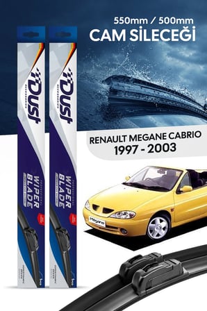 Renault Megane Cabrio Silecek Takımı 1997-2003 Uyumlu 550MM/500MM