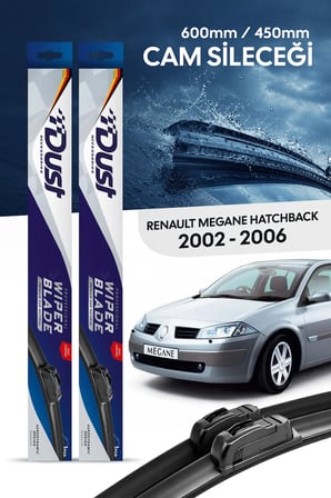 Renault Megane hatchback Silecek Takımı 2002-2006 Uyumlu 600MM/450MM