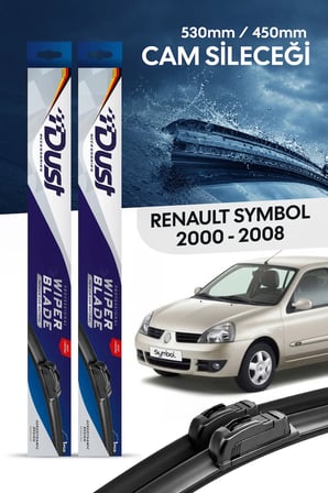 Renault Symbol Silecek Takımı 2000-2008 Uyumlu 530MM/450MM