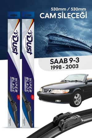 Saab 9-3 cabrio Silecek Takımı 1998-2003 Uyumlu 530MM/530MM