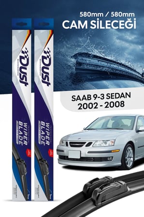Saab 9-3 sedan Silecek Takımı 2002-2008 Uyumlu 580MM/580MM