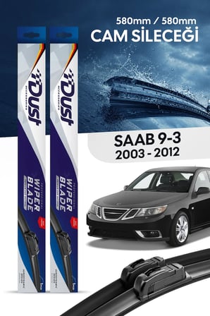 Saab 9-3 Silecek Takımı 2003-2012 Uyumlu 580MM/580MM