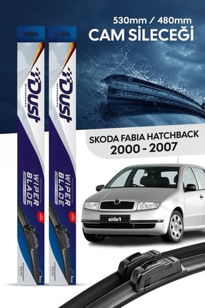 Skoda Fabia hatchback Silecek Takımı 2000-2007 Uyumlu 530MM/480MM