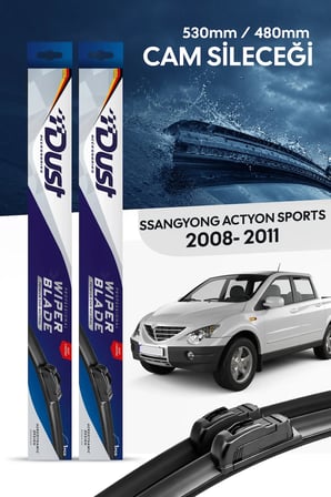 Ssangyong Actyon Sports Silecek Takımı 2008-2011 Uyumlu 530MM/480MM