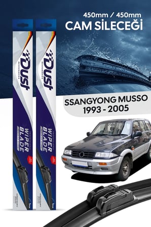 Ssangyong Musso Silecek Takımı 1993-2005 Uyumlu 450MM/450MM