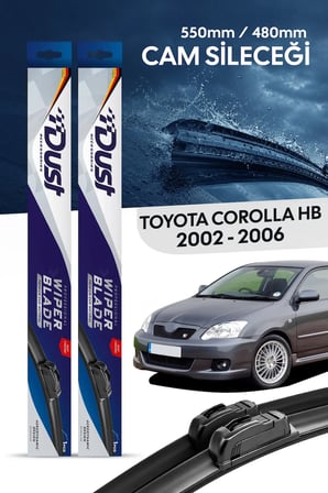 Toyota Corolla Hatchback Silecek Takımı 2002-2006 Uyumlu 550MM/480MM