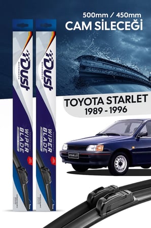 Toyota Starlet Silecek Takımı 1989-1996 Uyumlu 500MM/450MM