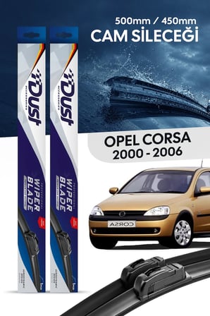 Opel Corsa Silecek Takımı 2000-2006 Uyumlu 500MM/450MM