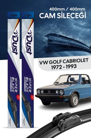 Volkswagen Golf cabriolet Silecek Takımı 1972-1993 Uyumlu 400MM/400MM