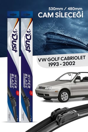 Volkswagen Golf cabriolet Silecek Takımı 1993-2002 Uyumlu 530MM/480MM