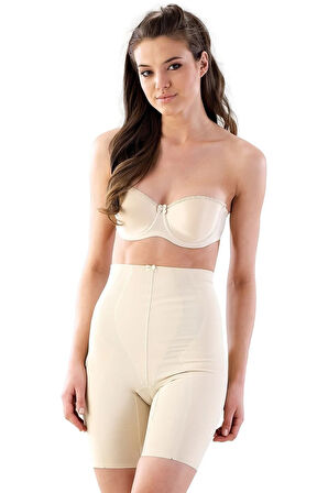 Kadın Mide Ve Basen Toparlayıcı Uzun Paçalı Double Lazer Korse