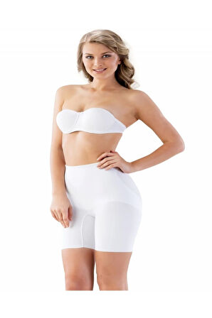 Kadın Toparlayıcı Lazer Kesim Boxer Korse