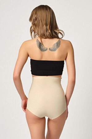 Kadın Lazer Kesim 2 Beden Inceltici Yüksek Bel Slip Korse