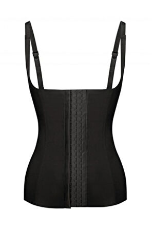 Kadın Siyah Agraflı Bel Ve Basen Toparlayıcı Korse