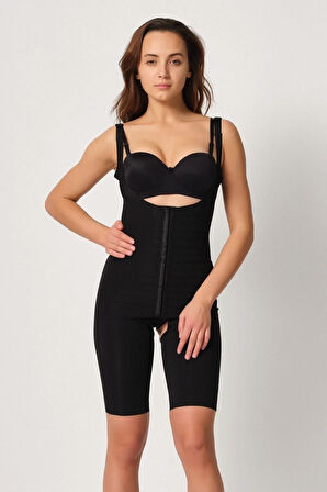 Kadın Agraflı Yelek Karyoka Destekli Boy Korse