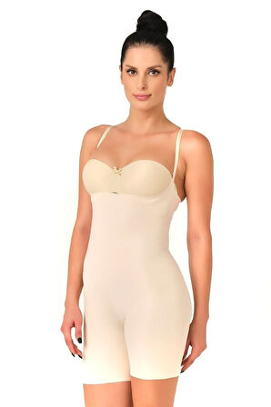 Kadın Lazer Kesim Gögsü Açık Boy Korse