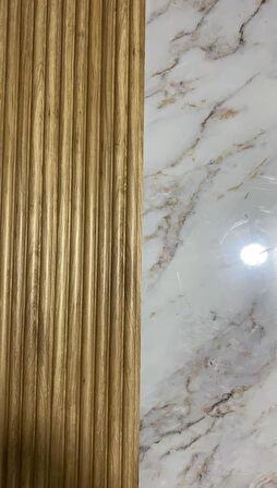 16x145cm 1 Adet ATC GOLD Prefabrik Ofis Konut Dekoratif Pvc Kaplama Lambiri Duvar Paneli
