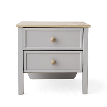 Yakamoz 2 Çekmeceli 2 Li Set Komodin 55x47x53cm