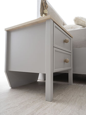 Yakamoz 2 Çekmeceli 2 Li Set Komodin 55x47x53cm