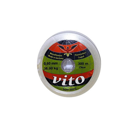 Vito 300 Mt Fluorocarbon Coated  Misina Yeşil