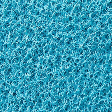 Kıvırcık Kapı Önü Dış Mekan Paspas / Kalınlık : 14 mm. / En : 1.20 M. - Boy : 2 Metre / Turkuaz